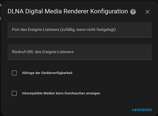 Medien über DLNA Digital Media Renderer auf TV wiedergeben ...