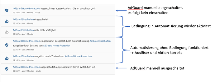 log mit Erklärung