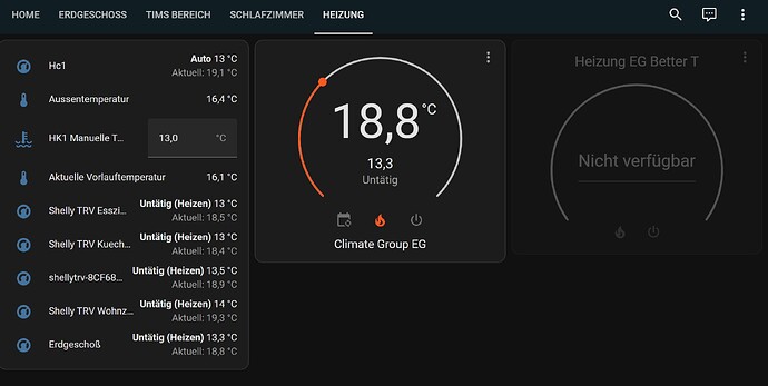 Better Thermostat nicht verfügbar