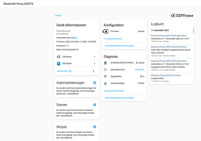 Esp Home Geräte 2
