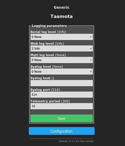 tas config 1
