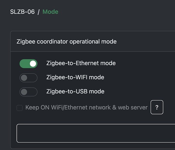 Mode - SLZB-06 Zigbee Ethernet POE USB Adapter 2024-02-09 17-01-47