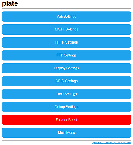 Basiskonfiguration OpenHasp am Besipiel des ESP32-8048S070C ...