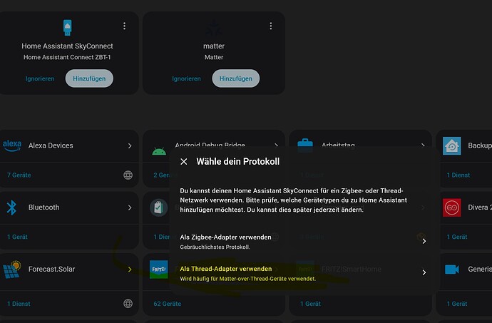 4_Threadadapter einrichten Home Assistant