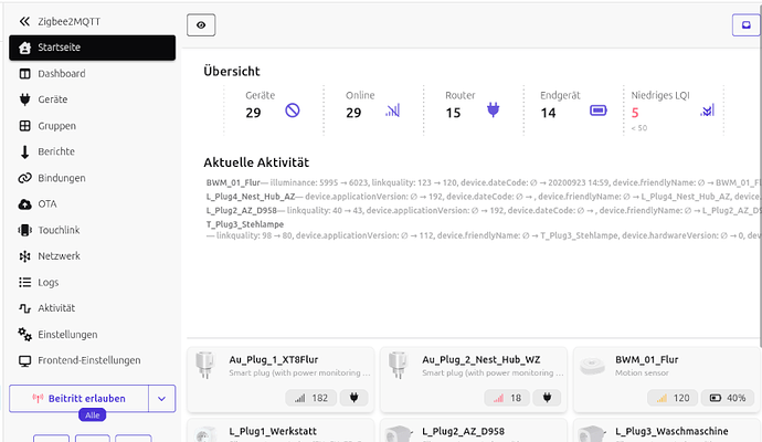 Z2M_Startseite