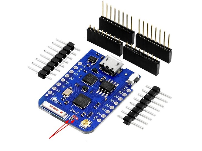 D1MiniProAntennenumbau