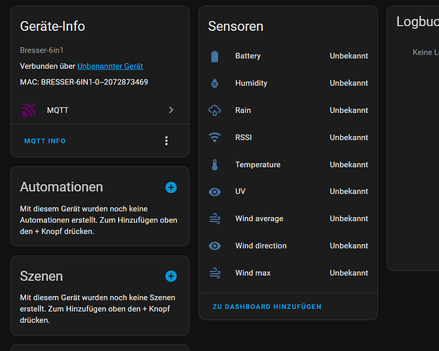 HA Wetterstation 2