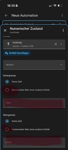 Auslöser - Entität