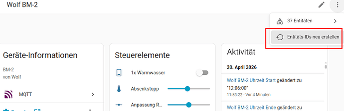 Wolf_Entitäts_ID_neu_erstellen