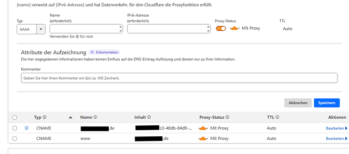 cloudflare dns verwaltung