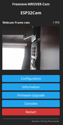 Wrover_Cam_Tasmota_WebGUI