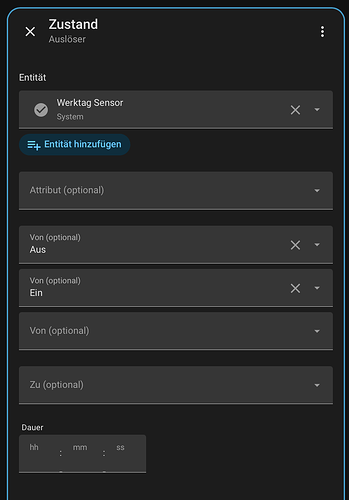 Auslöser Werktag