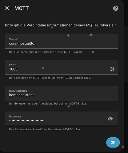 MQTT Konfiguration
