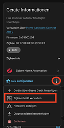 Zigbee-Gerät verwalten 1