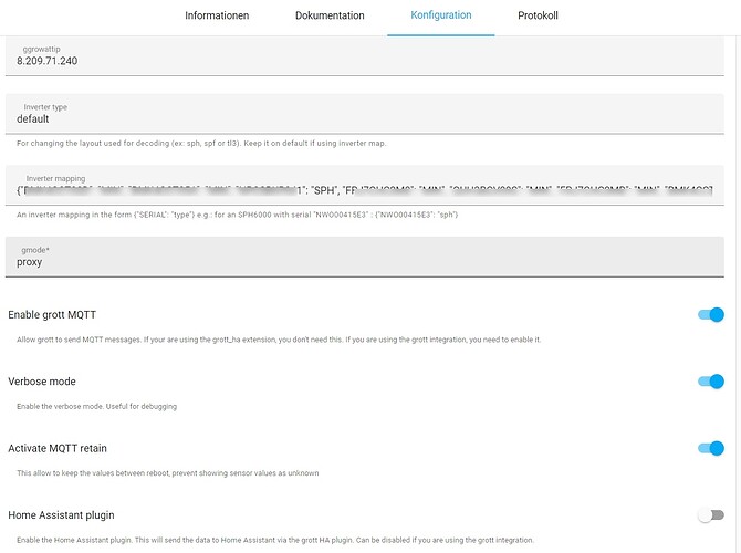 GROTT CONFIG