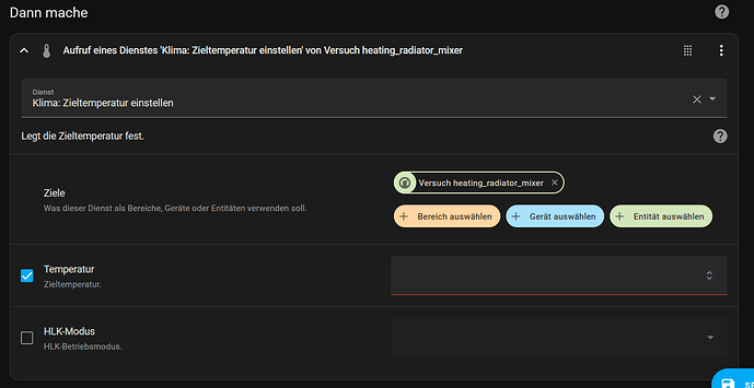 Hier müsste die Temperatur der Heizkurve dynamisch abgerufen werden