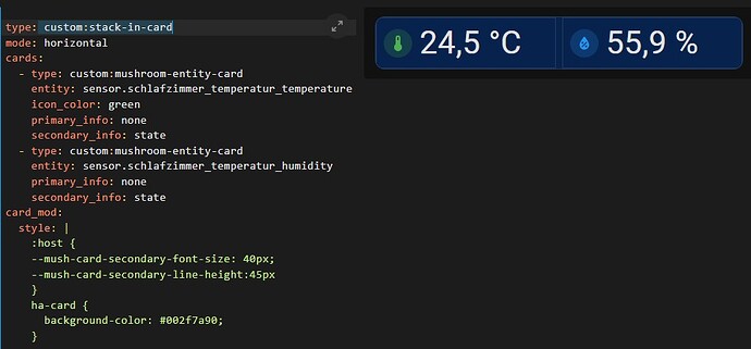 Temperatur Stack-in-card
