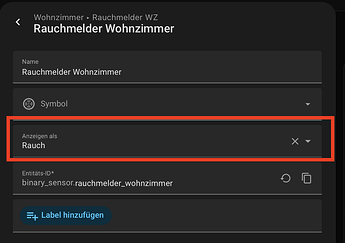 Rauchmelder - Device Class