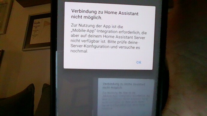 fehlermeldung APP