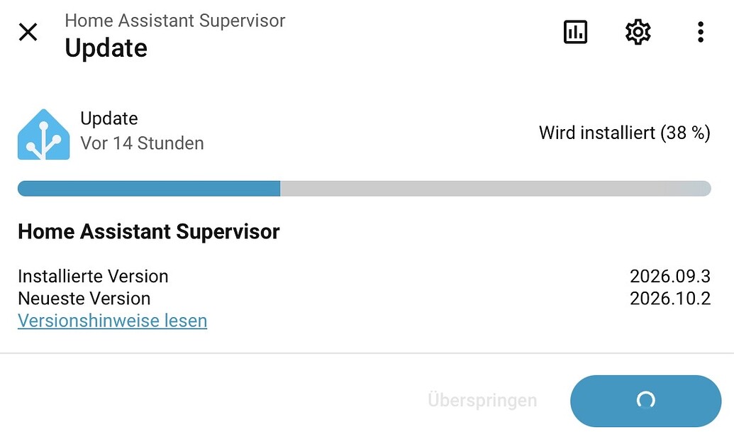 Probleme mit Supervisor-Update 2026.10.2 - Installation, HW & HA-OS ...